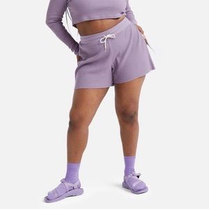 MATE the Label Organic Purple Terry Lounge Shorts